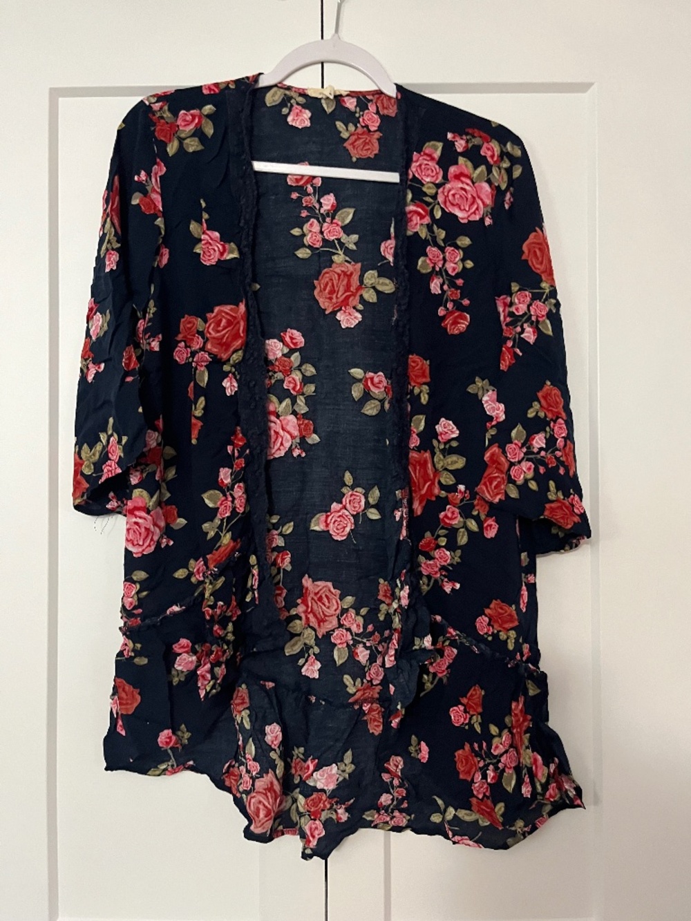 Maurices Women's Floral Kimono